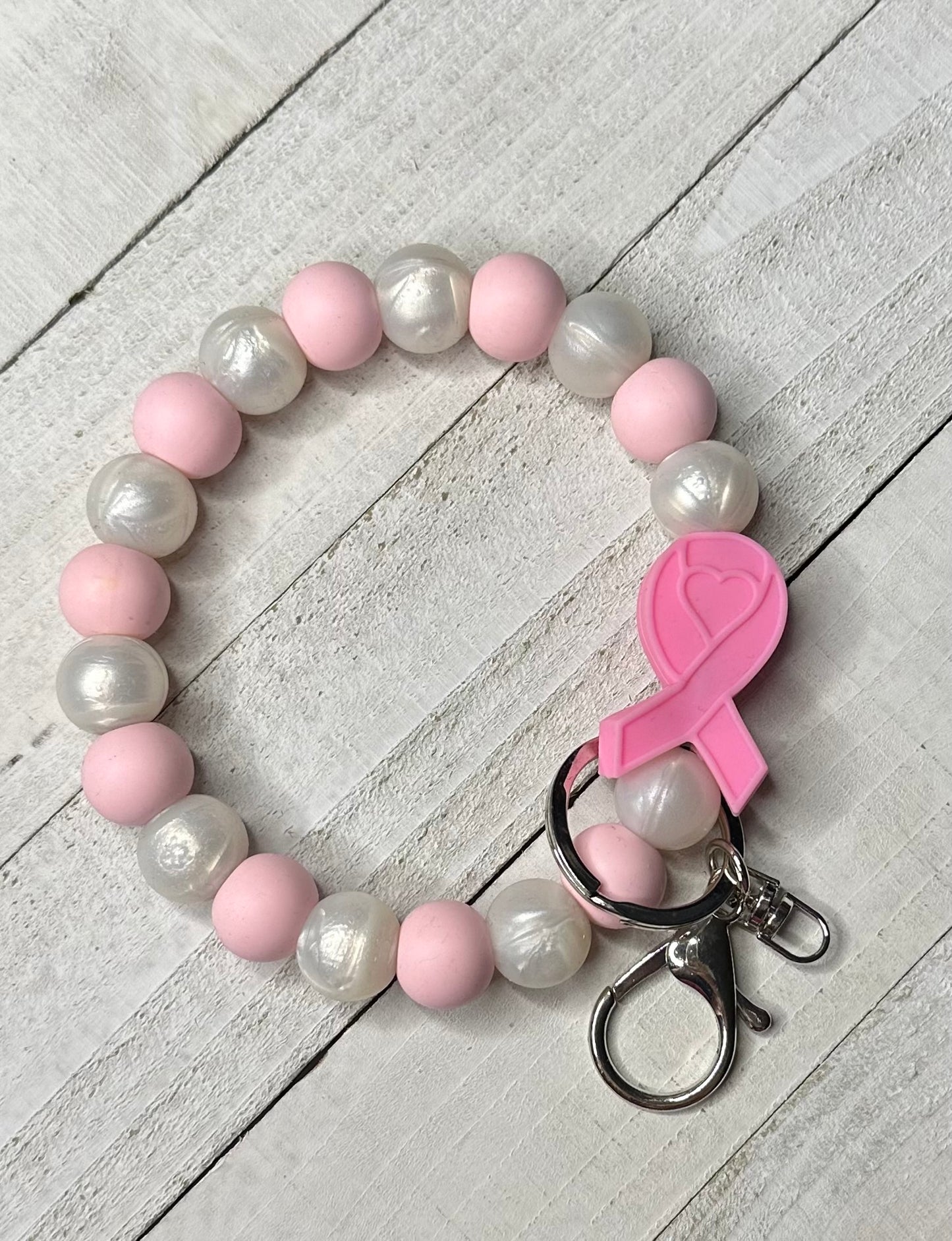 Breast Cancer Ribbon Bracelet
