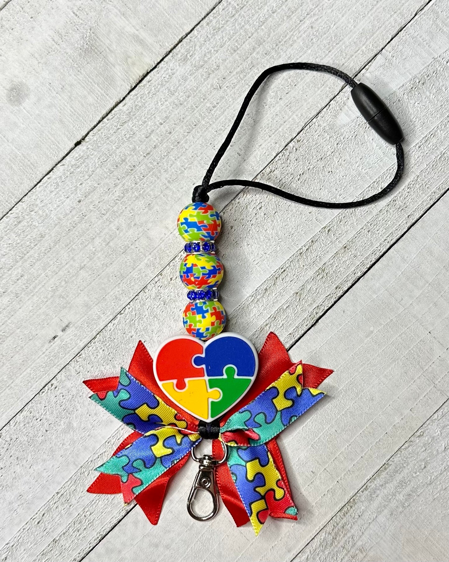 Autism Awareness Freshie Hanger